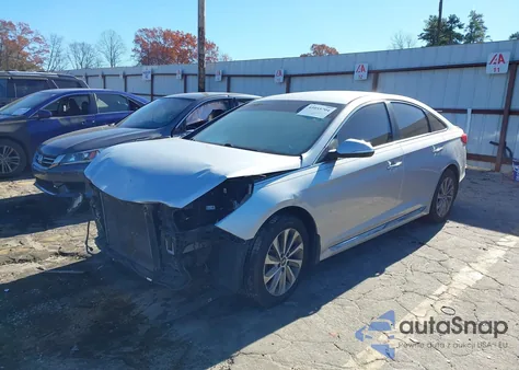 2015 Hyundai Sonata Sport из США, поврежденный, VIN 5NPE34AF9FH138963